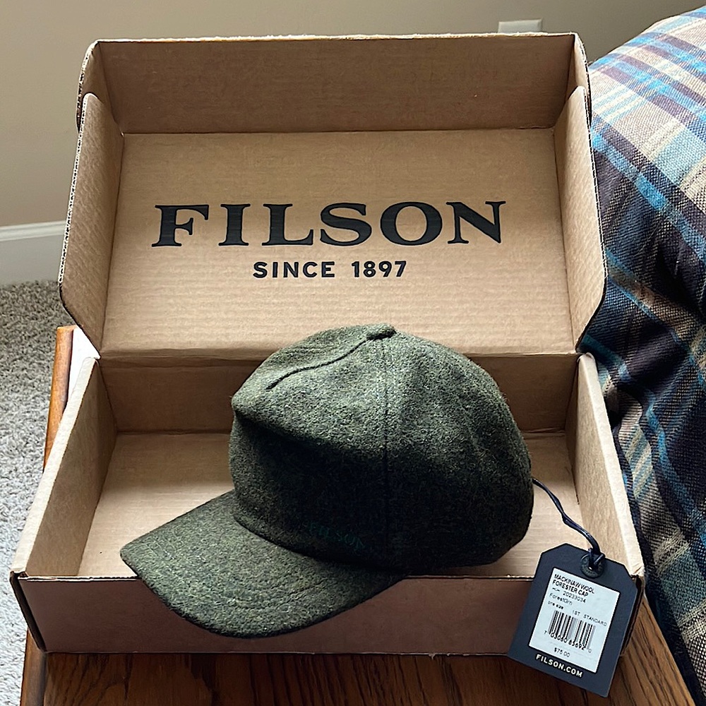 Filson Mackinaw Wool Forester Cap